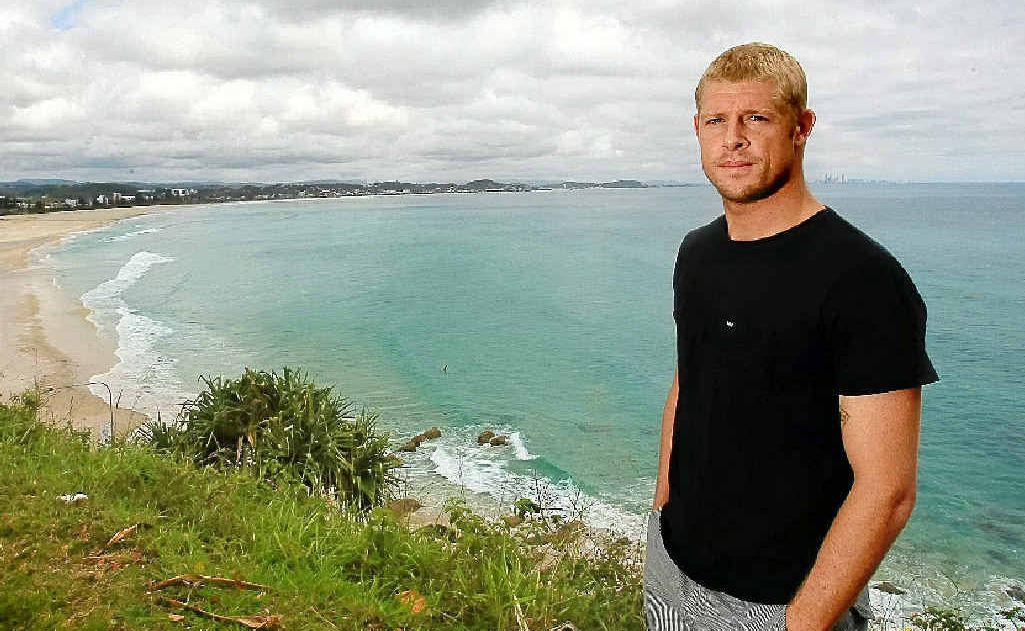 Mick Fanning at Kirra Point. Mick Fanning at Kirra Point.